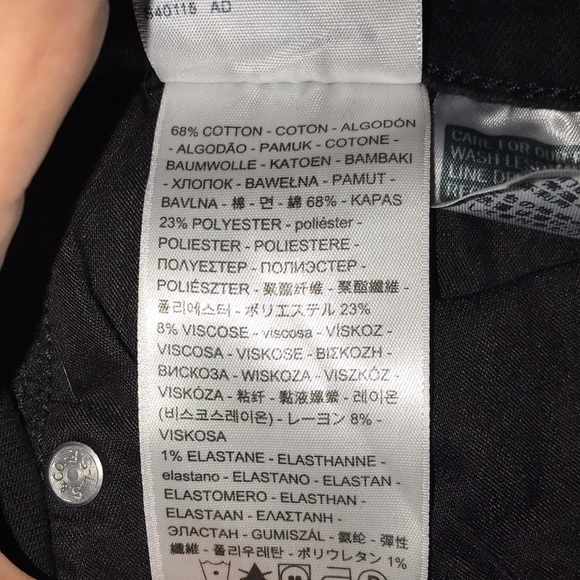 Levi’s 711 skinny 26 black jeans 👖 stretchy 💕 - Picture 7 of 7